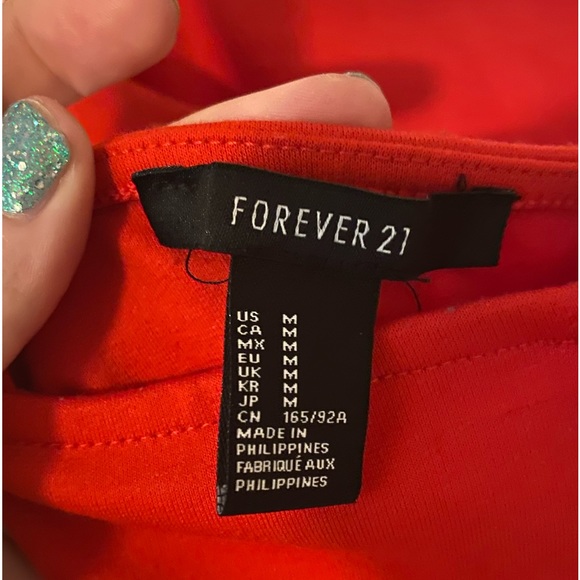 Forever 21 red mini dress - Picture 3 of 3